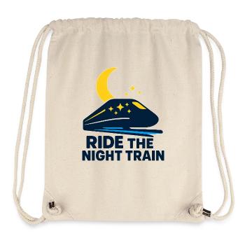 Ride the Night Train - Stanley/Stella Recycled Gym Bag - natural - Front