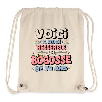 Melancholischer Humor 79. Geburtstag - Stanley/Stella recycelter Gym Bag - Naturweiß - Vorne