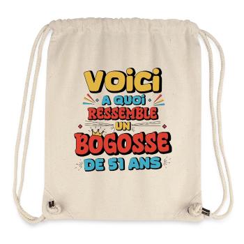 51st Birthday Humor Design - Stanley/Stella Recycled Gym Bag - natural - Front