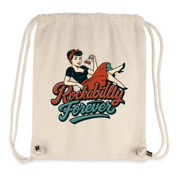 Rockabilly Forever Cherries Wife 50s Gift - Stanley/Stella Recycled Gym Bag - natural - Front