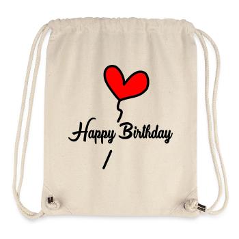 Amour Éclectique Sketch - Sac à cordon recyclé Stanley/Stella - blanc naturel - Devant