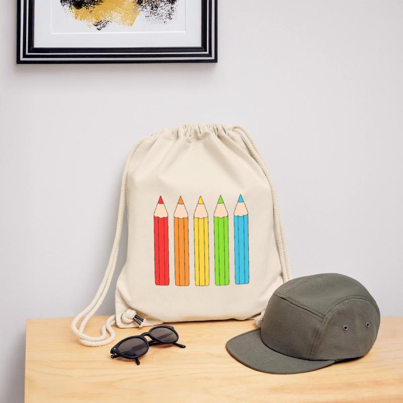 Lebendiges Farbstift-Array-Design Stanley/Stella recycelter Gym Bag