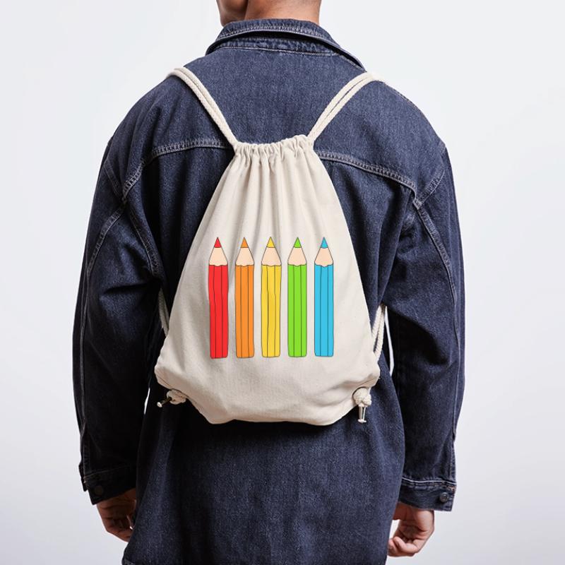 Lebendiges Farbstift-Array-Design Stanley/Stella recycelter Gym Bag