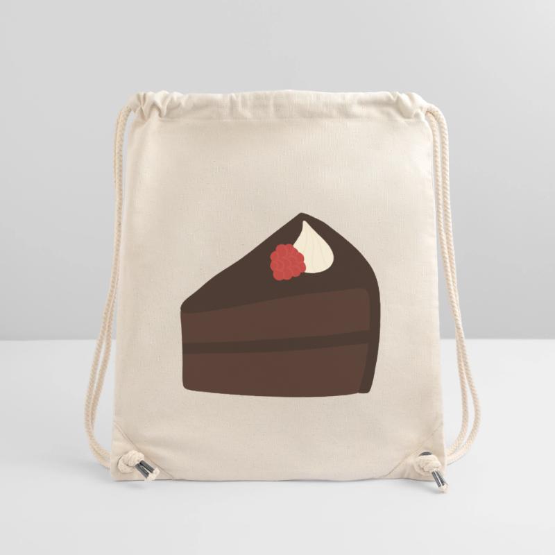 Decadent Raspberry Chocolate Cake Design Stanley/Stella Recycled Gym Bag