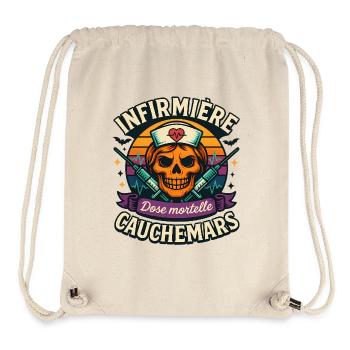 Krankenschwester Halloween Tödliche Dosis Albträume - Stanley/Stella recycelter Gym Bag - Naturweiß - Vorne