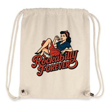 Rockabilly Forever Cherries Wife 50s Gift - Stanley/Stella Recycled Gym Bag - natural - Front