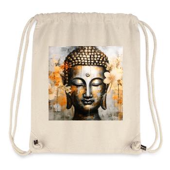 Buddha Tranquility Aesthetic Artistic - Stanley/Stella Recycled Gym Bag - natural - Front