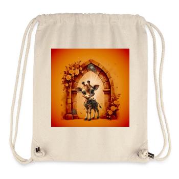 Känguru-Reliquiar im Garten der Uhren - Stanley/Stella recycelter Gym Bag - Naturweiß - Vorne
