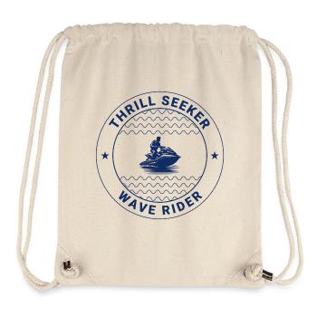 Thrill Seeker Wave Rider Jetski  - Stanley/Stella Recycled Gym Bag - natural - Front