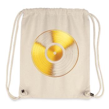 Collectionneur Vinyle Disque Or Vinyle - Sac à cordon recyclé Stanley/Stella - blanc naturel - Devant