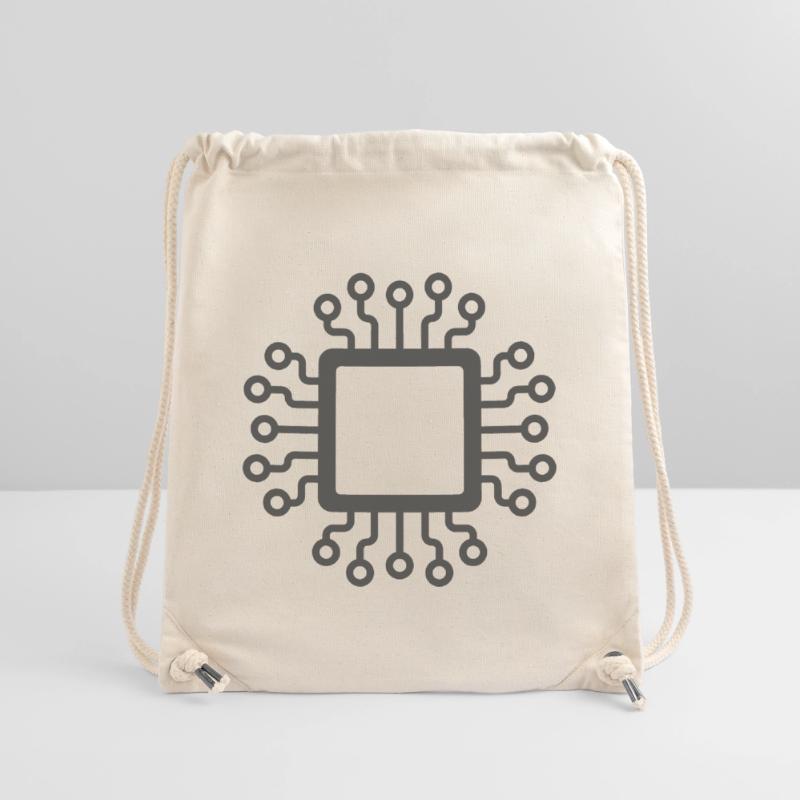Microchip Circuit Icon Logo Stanley/Stella Recycled Gym Bag