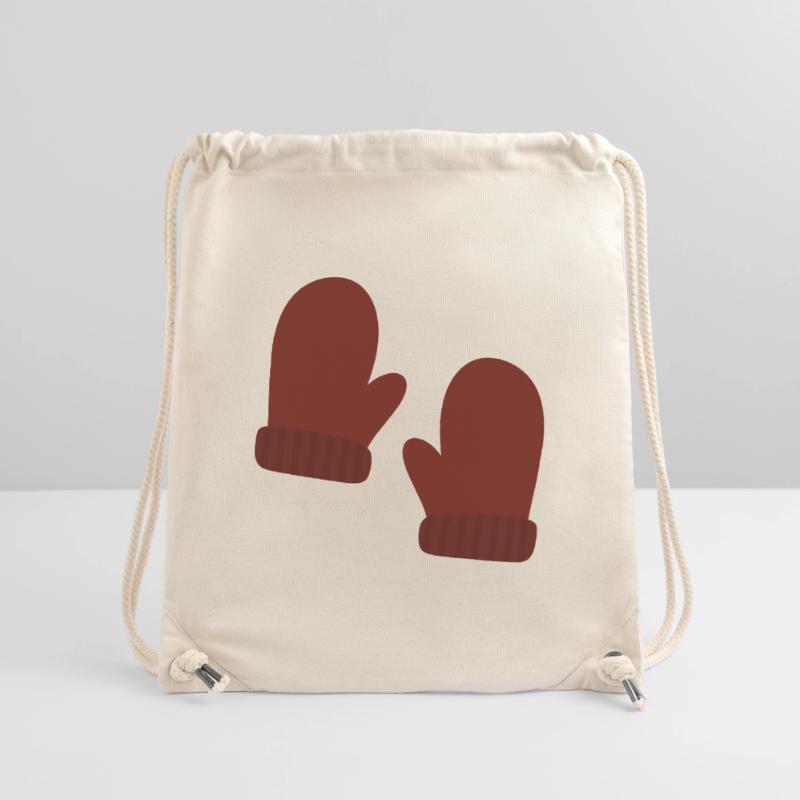Gemütliche Winterhandschuhe Illustration Stanley/Stella recycelter Gym Bag