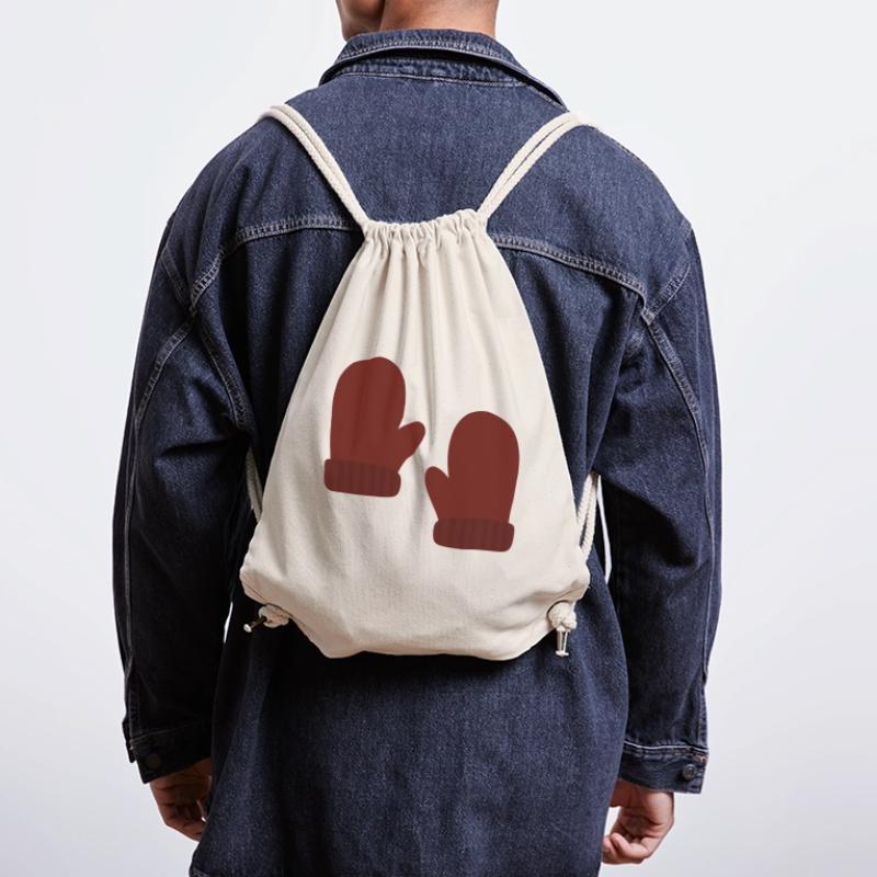 Gemütliche Winterhandschuhe Illustration Stanley/Stella recycelter Gym Bag
