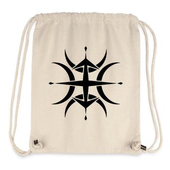 Stammeskompass Kornkreis - Stanley/Stella recycelter Gym Bag - Naturweiß - Vorne
