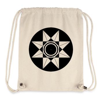 Schema des Himmelssterns - Stanley/Stella recycelter Gym Bag - Naturweiß - Vorne