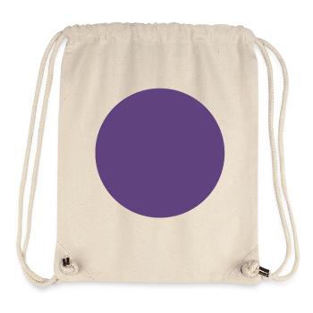 Abstract Dark Purple Color Game - Stanley/Stella Recycled Gym Bag - natural - Front