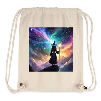 Magische Zauberin - Sei das Licht im Dunkeln  - Stanley/Stella recycelter Gym Bag - Naturweiß - Vorne