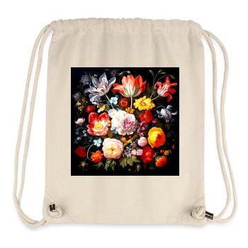 Splendeur florale vibrante dans le style baroque flamand - Sac à cordon recyclé Stanley/Stella - blanc naturel - Devant