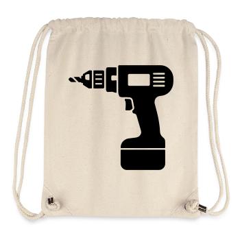 Bohrmaschine - Stanley/Stella recycelter Gym Bag - Naturweiß - Vorne