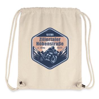 Zillertaler Höhenstraße Österreich Tirol Motorrad R - Stanley/Stella recycelter Gym Bag - Naturweiß - Vorne