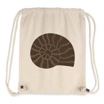 Elegantes Ammonit Fossil Muster Design - Stanley/Stella recycelter Gym Bag - Naturweiß - Vorne