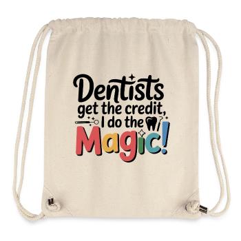 Dental Lab Technician Crown Design  - Stanley/Stella Recycled Gym Bag - natural - Front