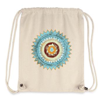 Circle Mandala Vintage Texture - Stanley/Stella Recycled Gym Bag - natural - Front