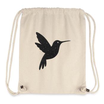 Glitzernder Kolibri Silhouette - Stanley/Stella recycelter Gym Bag - Naturweiß - Vorne