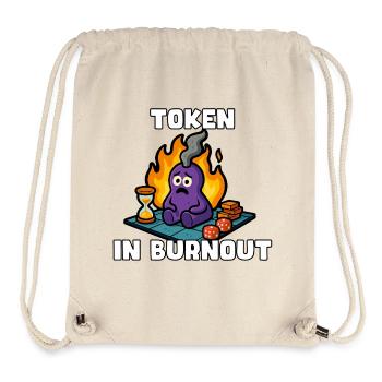 Token-Burnout - Stanley/Stella recycelter Gym Bag - Naturweiß - Vorne
