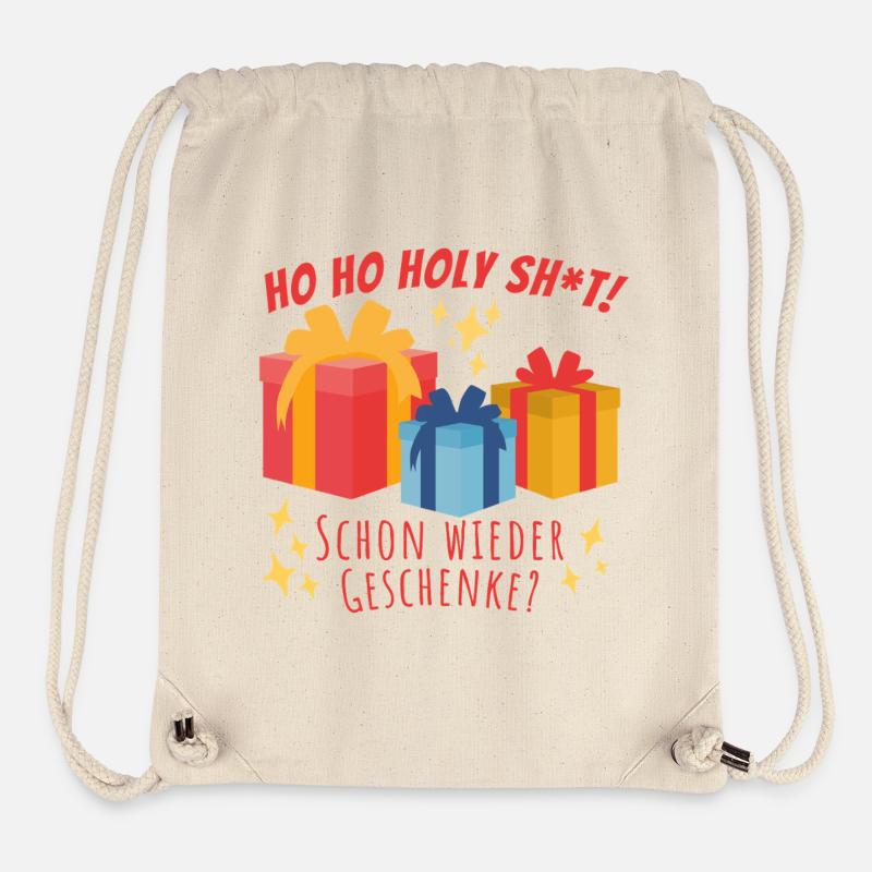 Choc du cadeau ! - Sac à cordon recyclé Stanley/Stella - blanc naturel
