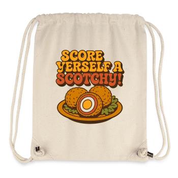 Marquez-vous un scotchy - Sac à cordon recyclé Stanley/Stella - blanc naturel - Devant