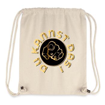 YOU CAN DO THAT MOTIVATION - Stanley/Stella Recycled Gym Bag - natural - Front