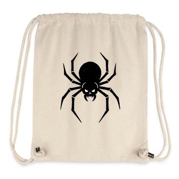Halloween Spinne | Dunkle Spinne - Stanley/Stella recycelter Gym Bag - Naturweiß - Vorne