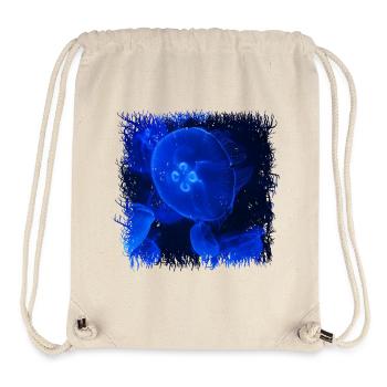 Quallen im blauen Tiefseelicht - Stanley/Stella recycelter Gym Bag - Naturweiß - Vorne