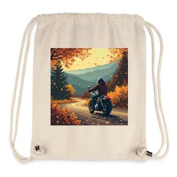 Ride into Autumn - Stanley/Stella Recycled Gym Bag - natural - Front