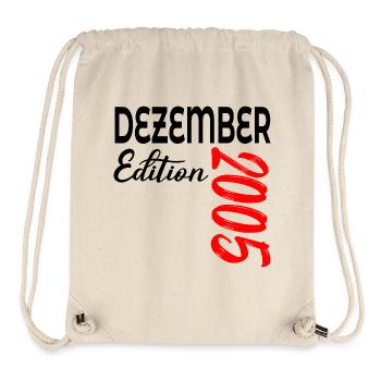 21ST BIRTHDAY DECEMBER 2005 - Stanley/Stella Recycled Gym Bag - natural - Front