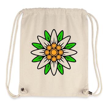 Edelweiss - Stanley/Stella recycelter Gym Bag - Naturweiß - Vorne