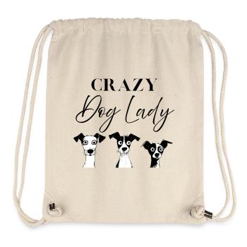 Funny saying for all women with dogs - Stanley/Stella Recycled Gym Bag - natural - Front