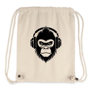 Metal Monkey Head Headbanger Night Shirt - Stanley/Stella Recycled Gym Bag - natural - Front
