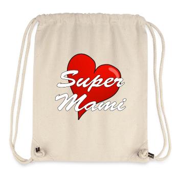 SUPER MAMI - Stanley/Stella recycelter Gym Bag - Naturweiß - Vorne