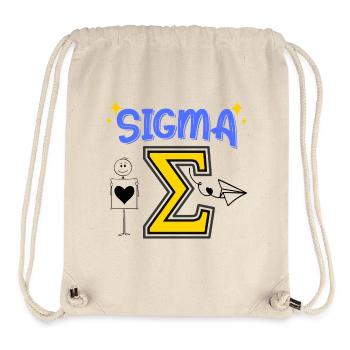 Sigma Jugend Worte - Stanley/Stella recycelter Gym Bag - Naturweiß - Vorne