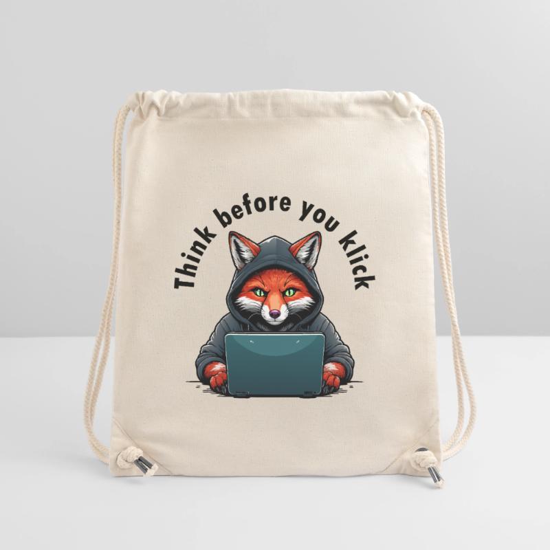 Think Before You Click - Cyber Security Stanley/Stella Recycled Gym Bag
