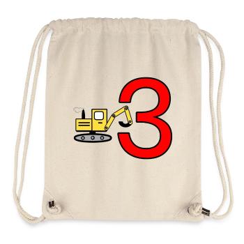 Excavator - Stanley/Stella Recycled Gym Bag - natural - Front