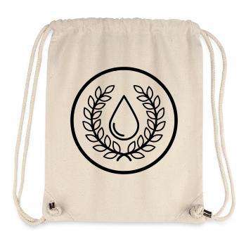 Wasser_Umweltschutz_Naturschutzvektor - Stanley/Stella Recycled Gym Bag - natural - Front