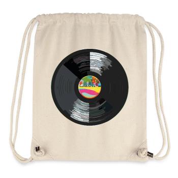 Vinyl_1 - Stanley/Stella recycelter Gym Bag - Naturweiß - Vorne