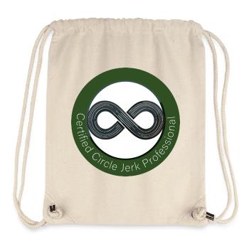 Professionnel certifié Circle Jerk - Sac à cordon recyclé Stanley/Stella - blanc naturel - Devant