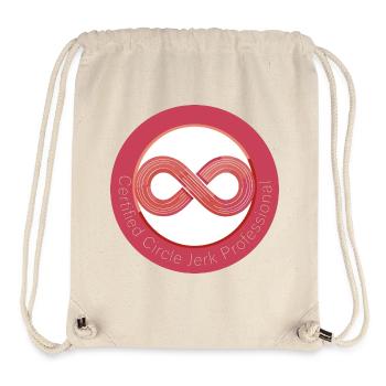 Professionnel certifié Circle Jerk - Sac à cordon recyclé Stanley/Stella - blanc naturel - Devant