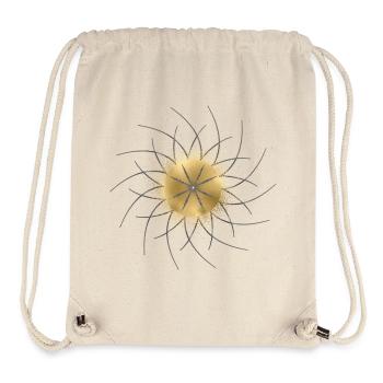 Golden Orbit und Starrays - Stanley/Stella recycelter Gym Bag - Naturweiß - Vorne