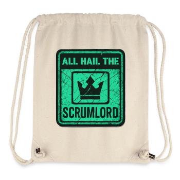 Des choses amusantes pour les Scrum Masters et les Coachs Agiles - Sac à cordon recyclé Stanley/Stella - blanc naturel - Devant