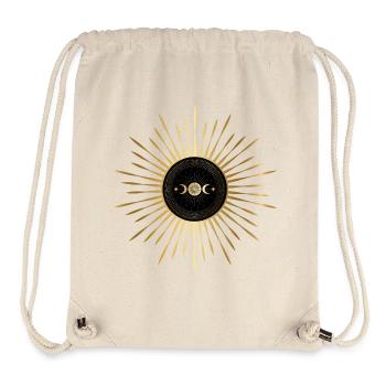 Golden Dawn, Sun and Moon - Stanley/Stella Recycled Gym Bag - natural - Front